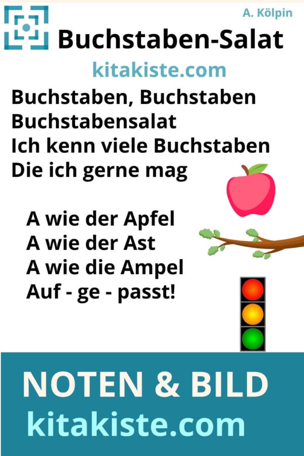 Kinderlied Vorschule Anlaut