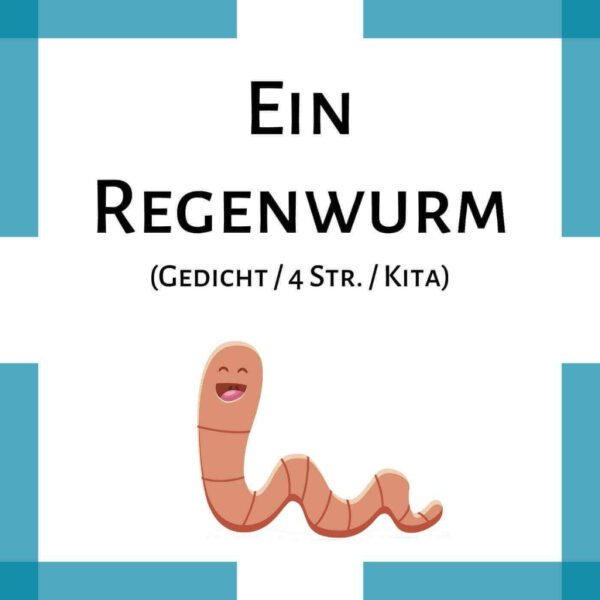 Gedicht Regenwurm Kindergarten icon