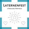 Laternenfest Vorlage PDF