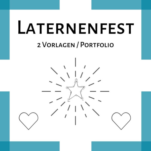 Laternenfest Vorlage PDF