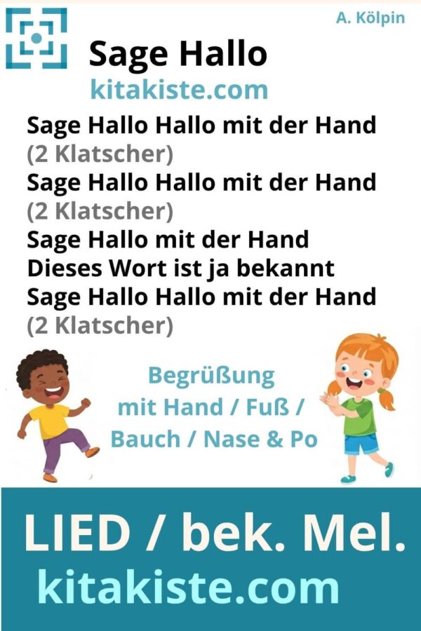 Begrüßung Lied Voransicht