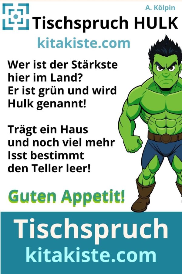 Tischspruch Voransicht