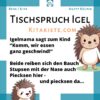 Tischspruch Igel Voransicht