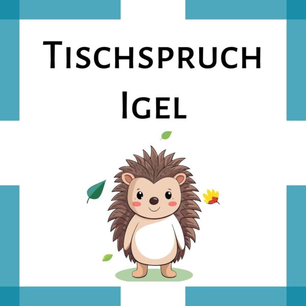 Tischspruch Igel icon